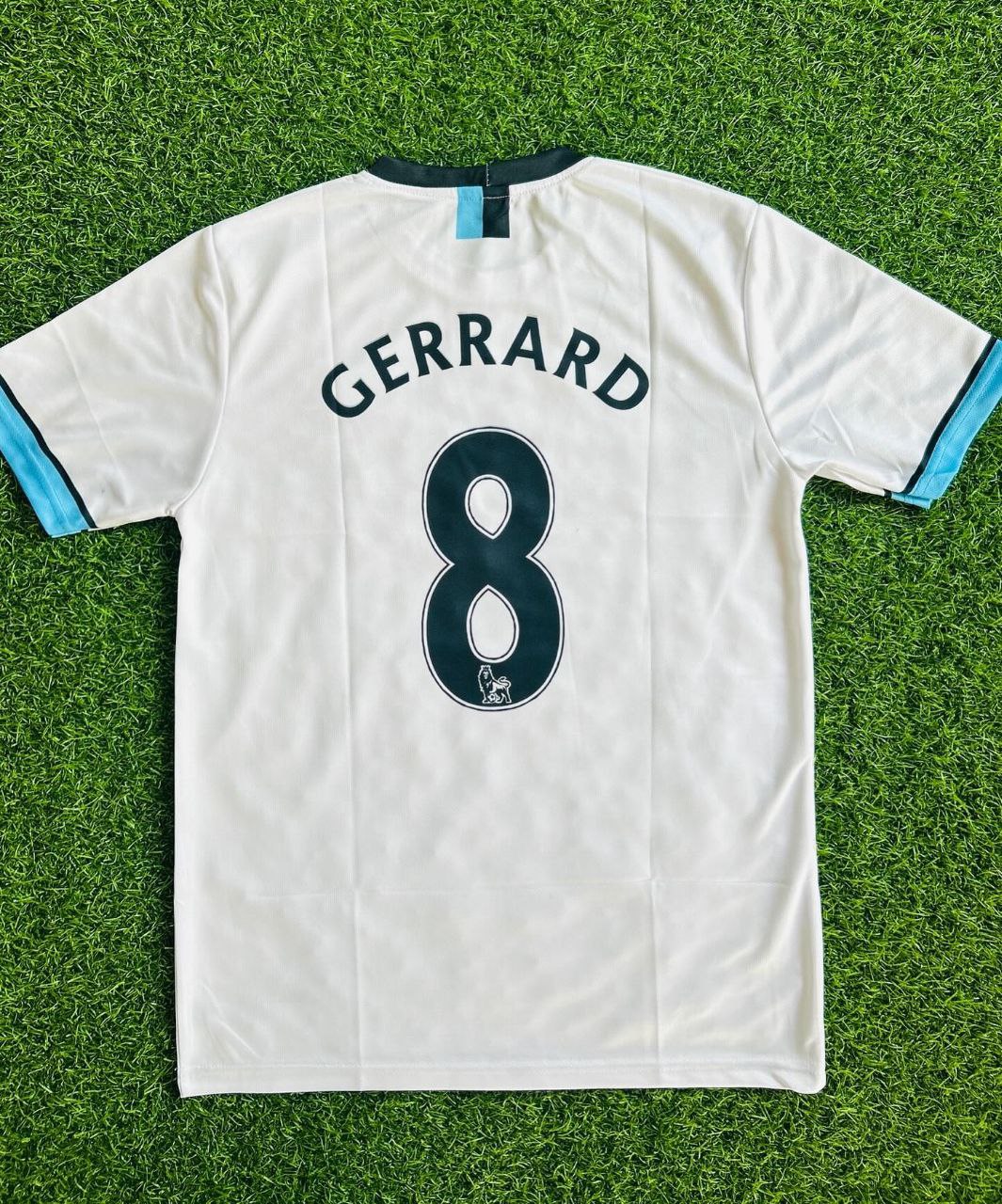 Steven Gerard 2011-12 Liverpool Beyaz Retro Forma
