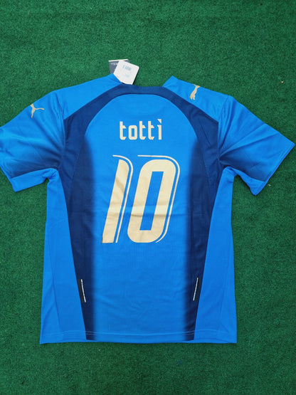 Francesco Totti 2006 World Cup Italy Retro Jersey Maillot Trikot Maglia
