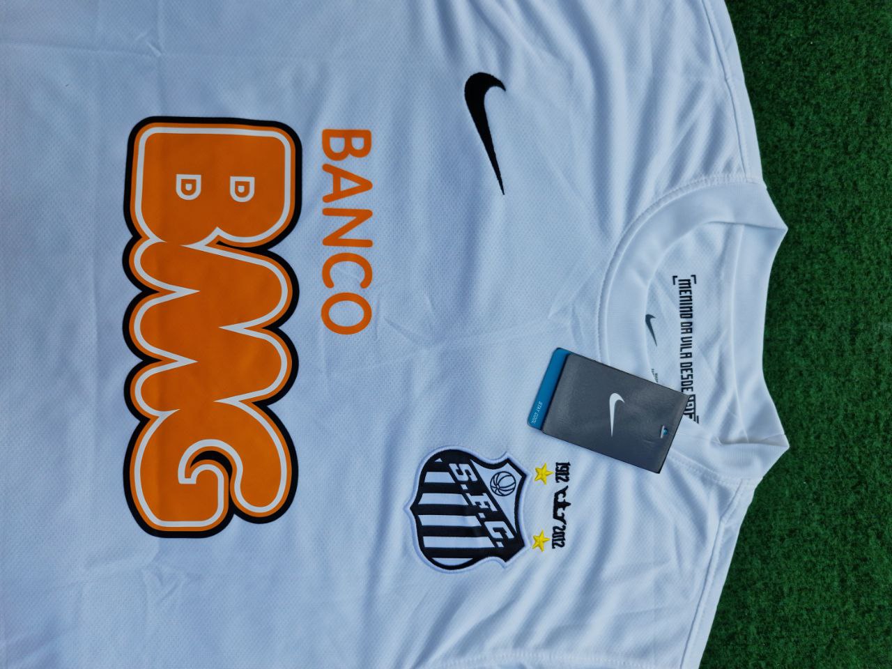 Neymar Jr Santos FC White Retro Football Jersey