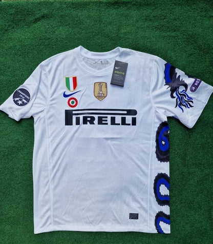 Wesley Sneijder - Inter 2010 2011 White Dragon Jersey Trikot Maillot Maglia Soccer Shirt