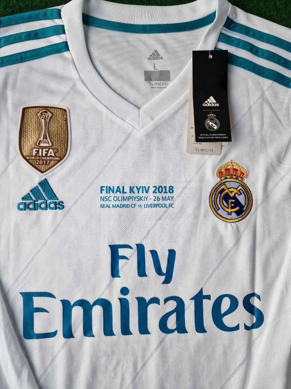 Cristiano Ronaldo 2018 Champions League Final good Jersey