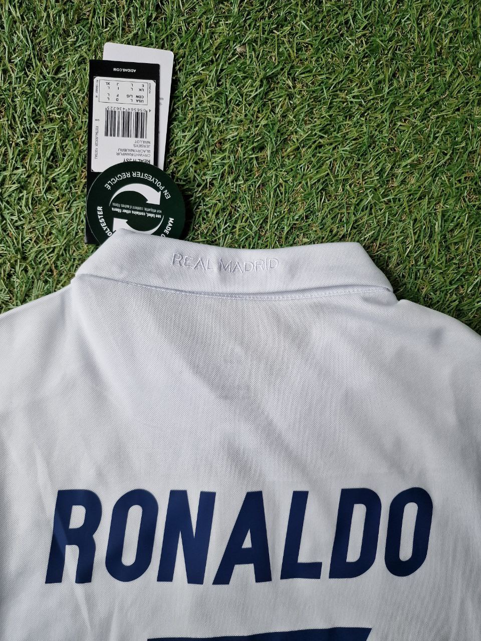 Cristiano Ronaldo Real Madrid Weißes Retro-Fußballtrikot