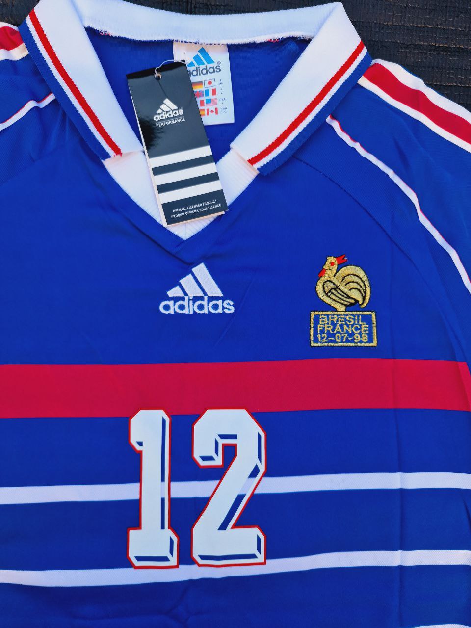 Thierry Henry France Retro Football Jersey