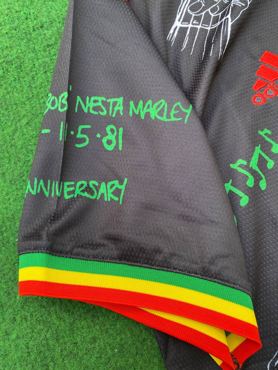 AFC Ajax x Bob Marley Three Little Birds Gedenk-Sonderedition Fußballtrikot Maillot Trikot Maglia Camiseta