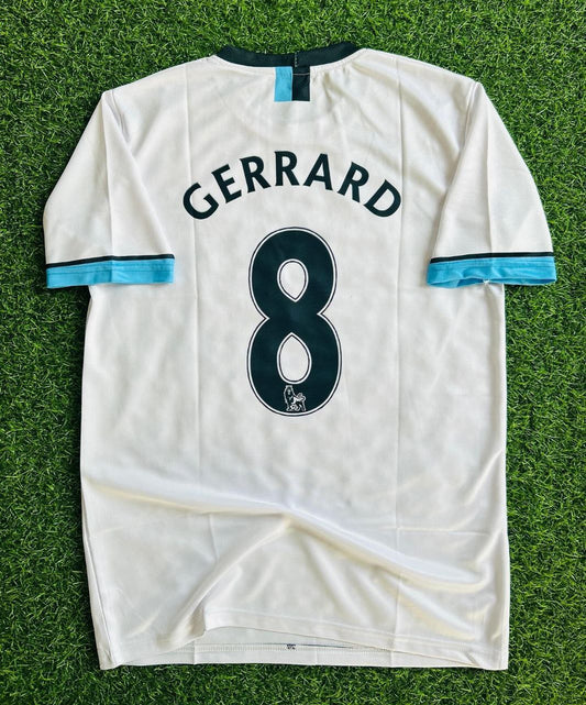 Steven Gerard 2011–12 Liverpool Retro-Trikot in Weiß
