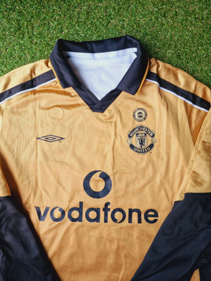 Manchester United 01/02 Reversible Away Shirt Retro Jersey Maillot Trikot Maglia