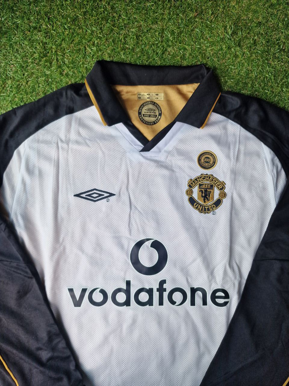2001/02 Manchester United Extérieur – Beckham 7 *CENTENAIRE* (L 2001/02 Manchester United Extérieur – Beckham 7 *CENTENAIRE* (L