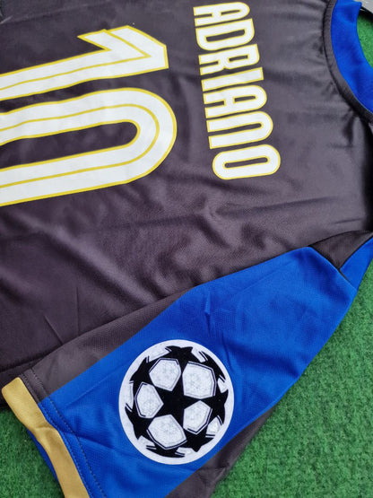 Adriano Inter Milan 2008-09 Retro Football Jersey Kit