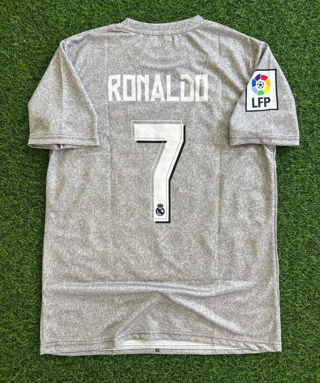 Cristiano Ronaldo Real Madrid White Retro Jersey
