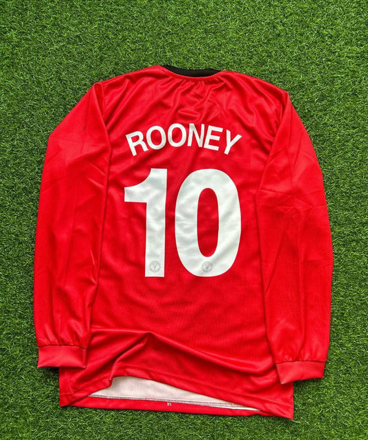 Wayne Rooney Manchester United Rotes Retro-Trikot