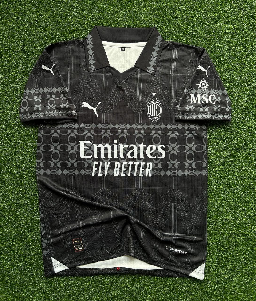 Rafael Leão AC Milan Black Jersey