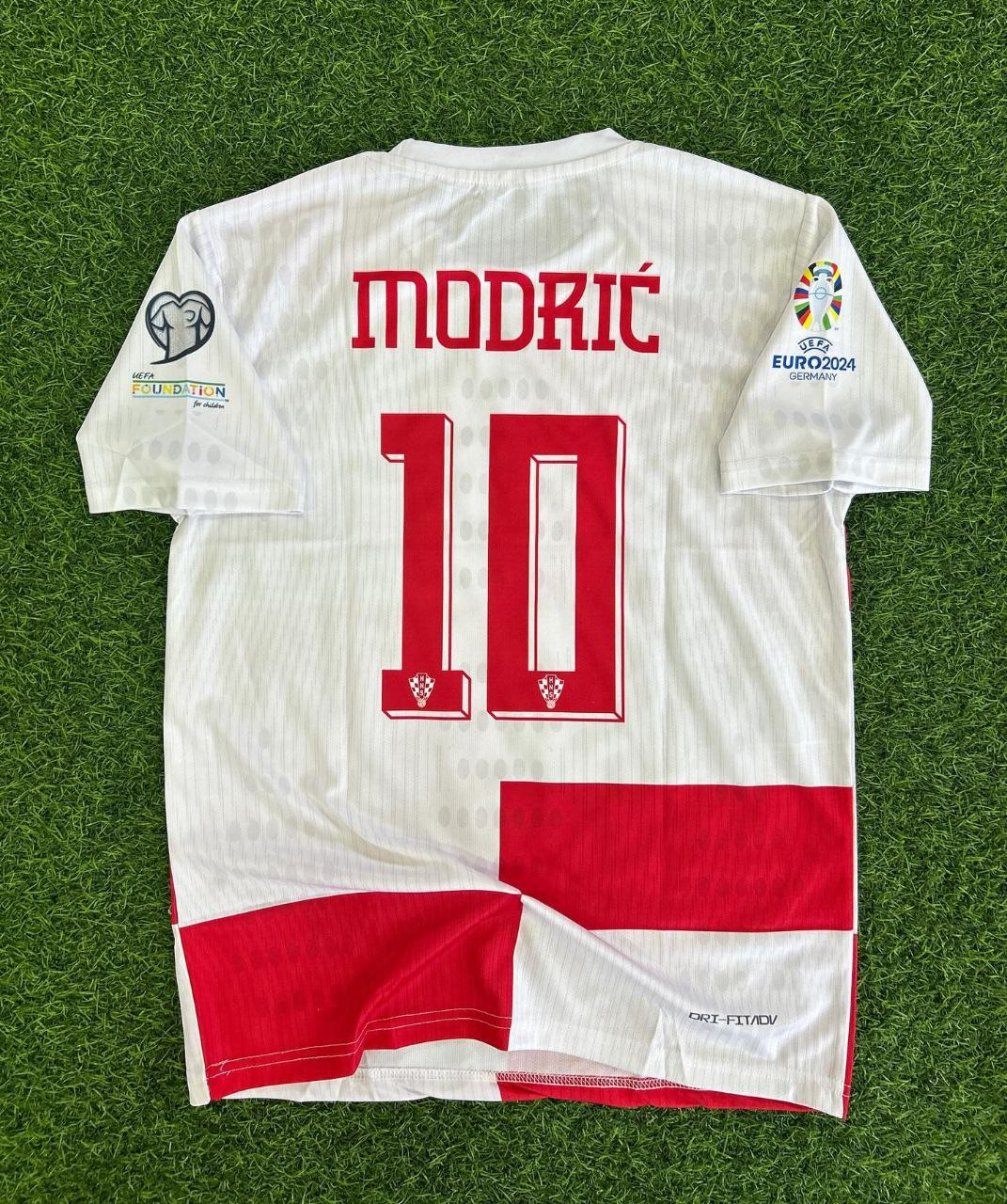 Euro 2024 Luka Modric Croatia Jersey