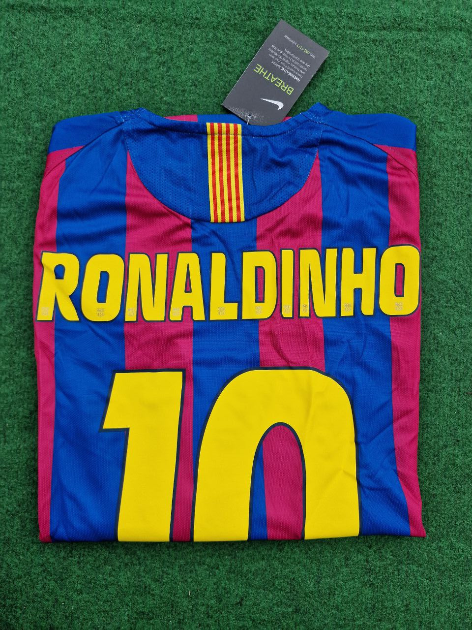 2014 Ronaldinho Barcelona Gaucho Retro-Trikot