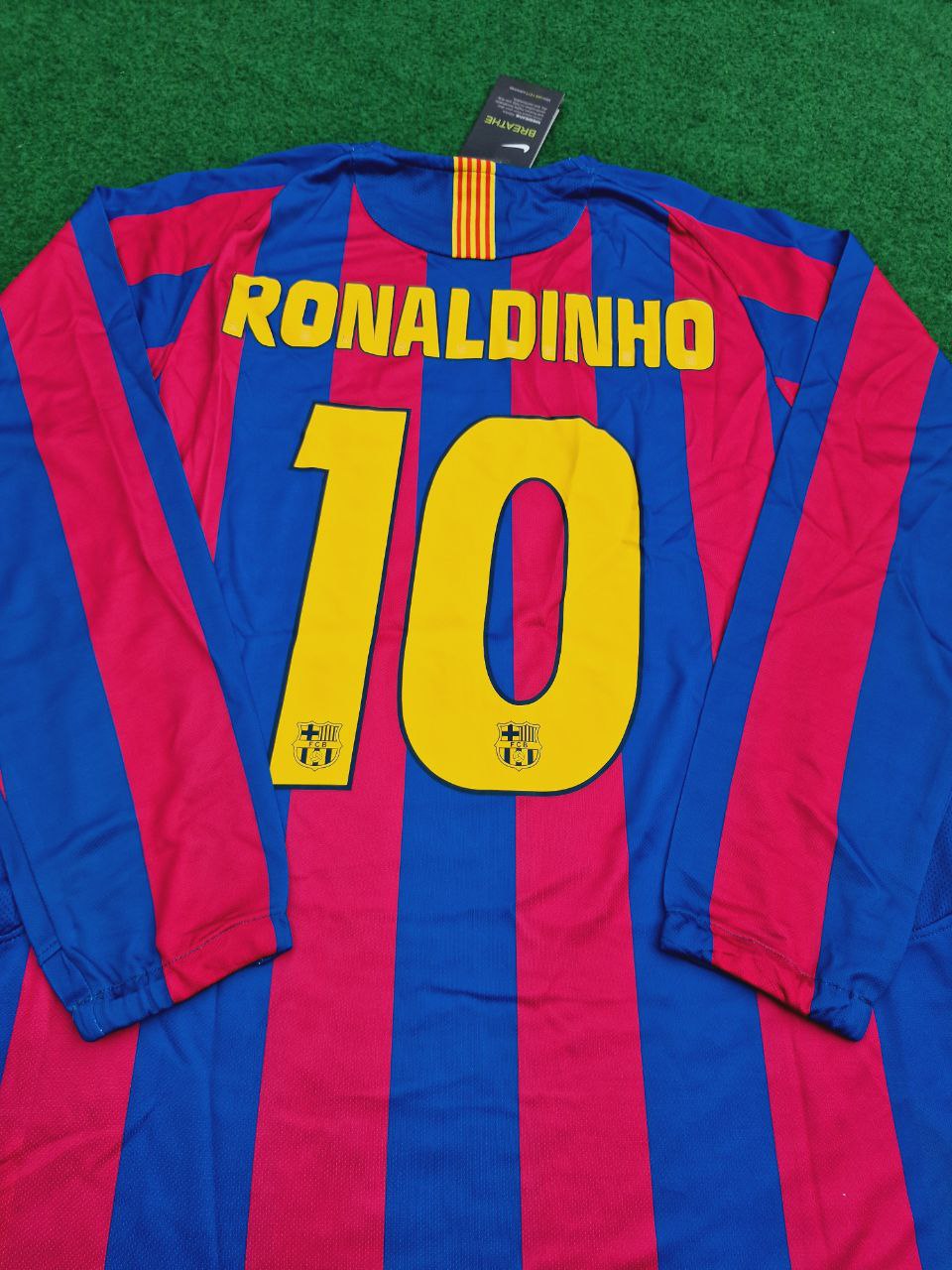2014 Ronaldinho Barcelona Gaucho Retro-Trikot