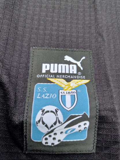 Lazio 2000 Schwarzes Retro-Trikot