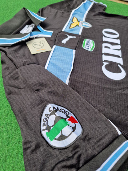 Lazio 2000 Schwarzes Retro-Trikot