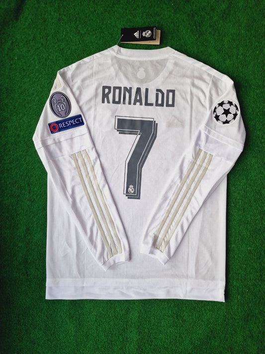 Cristiano Ronaldo Real Madrid Beyaz Retro Futbol Forması
