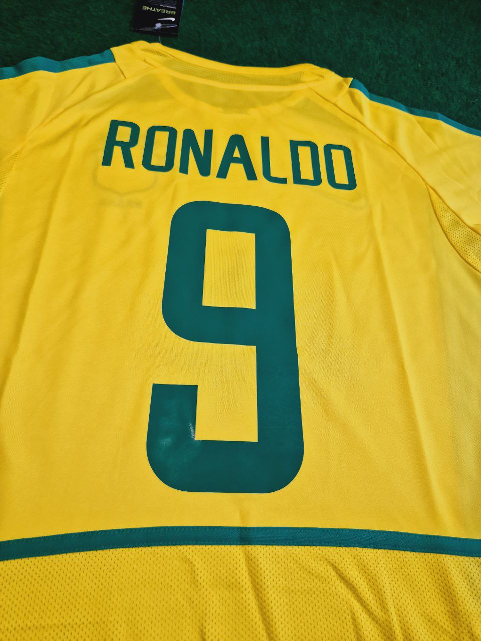 Ronaldo Nazario Brazil Retro Football Jersey