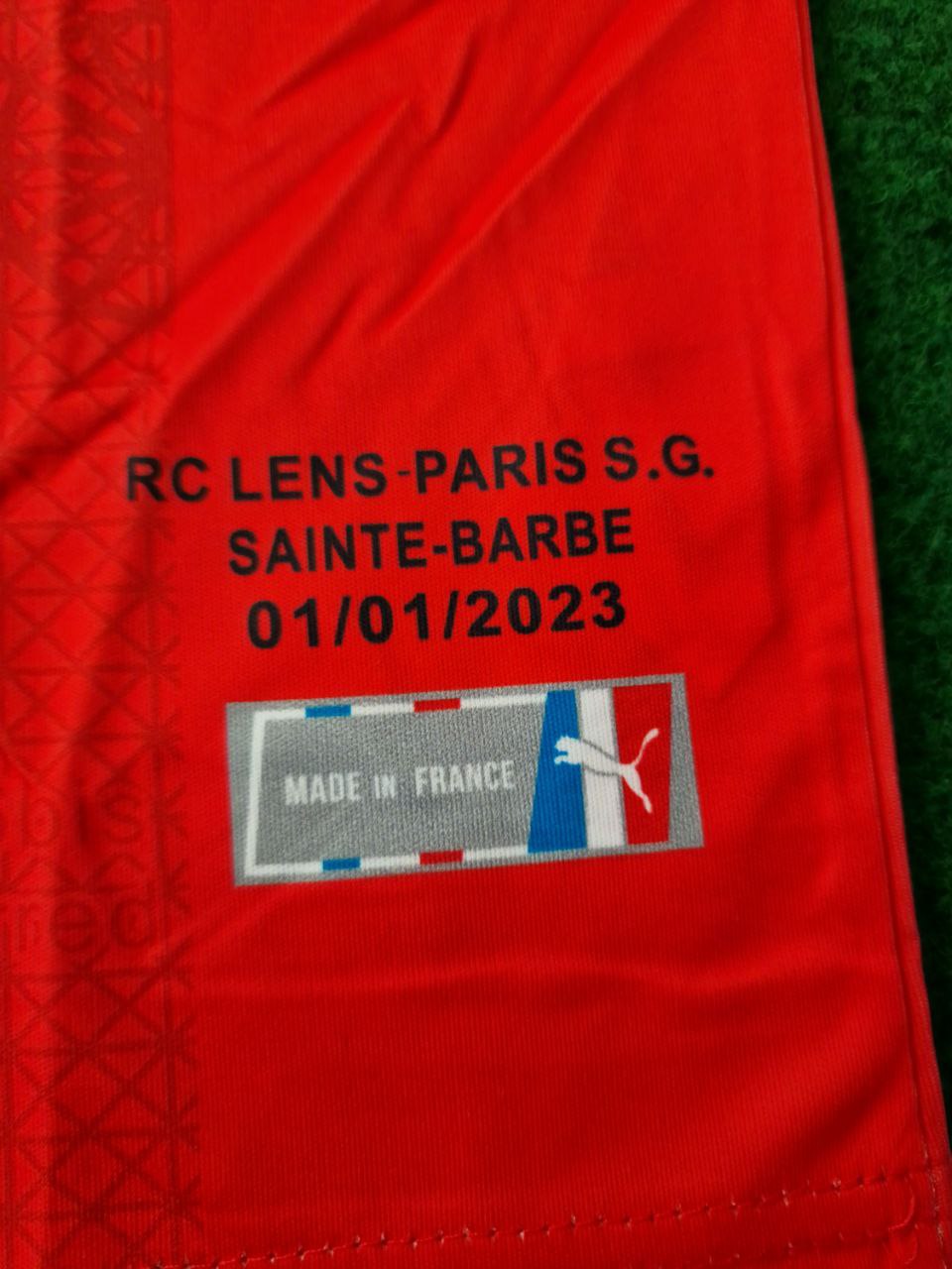 Lens Commemorative Saint Barbe Edition Jersey