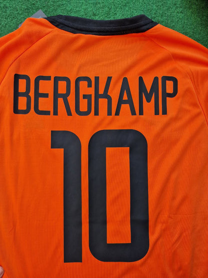 Dennis Bergkamp Netherlands 2002 World Cup Retro Jersey Maillot Trikot Maglia