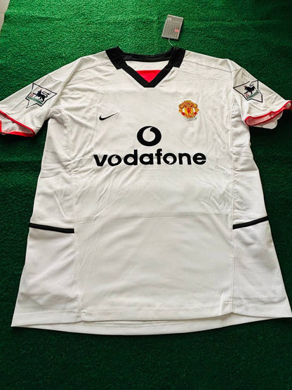 Diego Forlan Manchester United 2002 2004 Vodafone Sponsor Retro Jersey