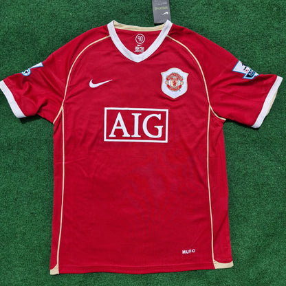 Cristiano Ronaldo #cr7 Manchester United 2006/07 Rotes Trikot Trikot Maglia