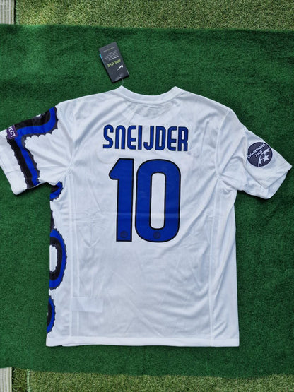 Wesley Sneijder - Inter 2010 2011 White Dragon Jersey Trikot Maillot Maglia Soccer Shirt
