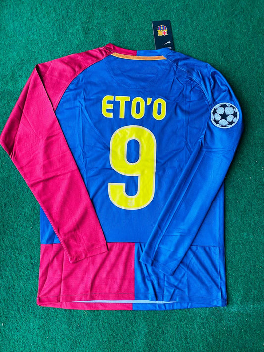 Samuel Eto'o Barcelona Retro-Fußballtrikot