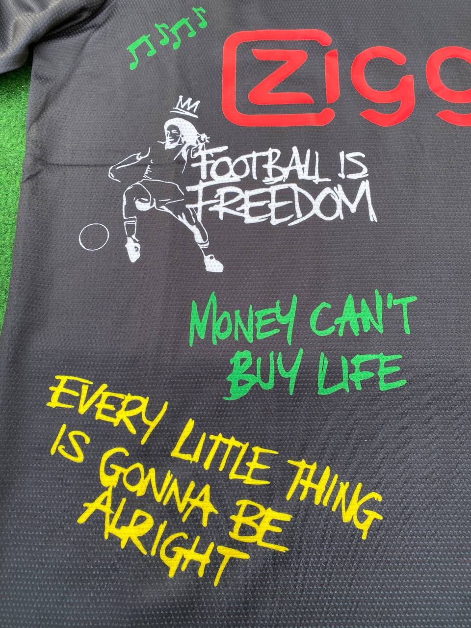 AFC Ajax x Bob Marley Üç Küçük Kuşlar Hatıra Özel Üretim Futbol Forması Maillot Trikot Maglia Camiseta