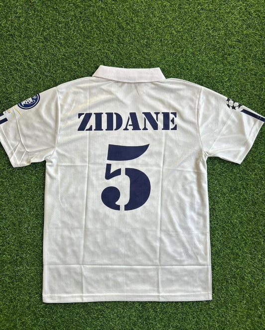 Zinedine Zidane Real Madrid Beyaz Retro Forma