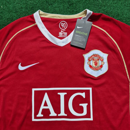 Cristiano Ronaldo #cr7 Manchester United 2006/07 Rotes Trikot Trikot Maglia