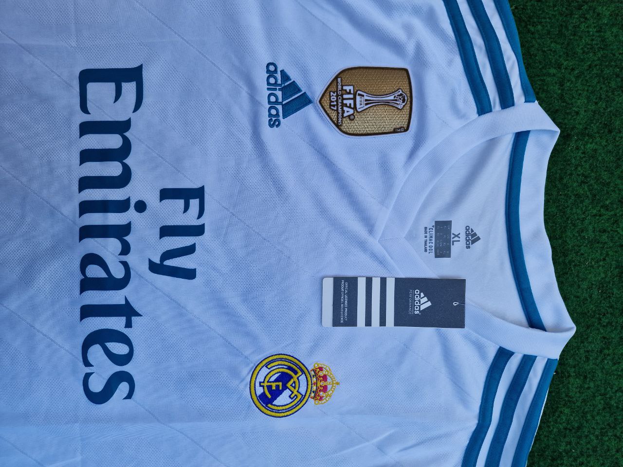 Cristiano Ronaldo Real Madrid 2017 2018 White Retro Football Jersey Trikot Maglia