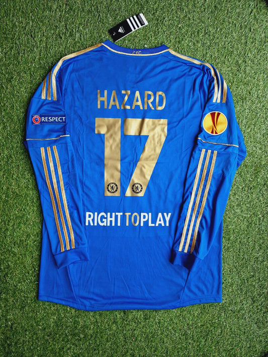 Eden Hazard Chelsea Blue Retro Football Jersey