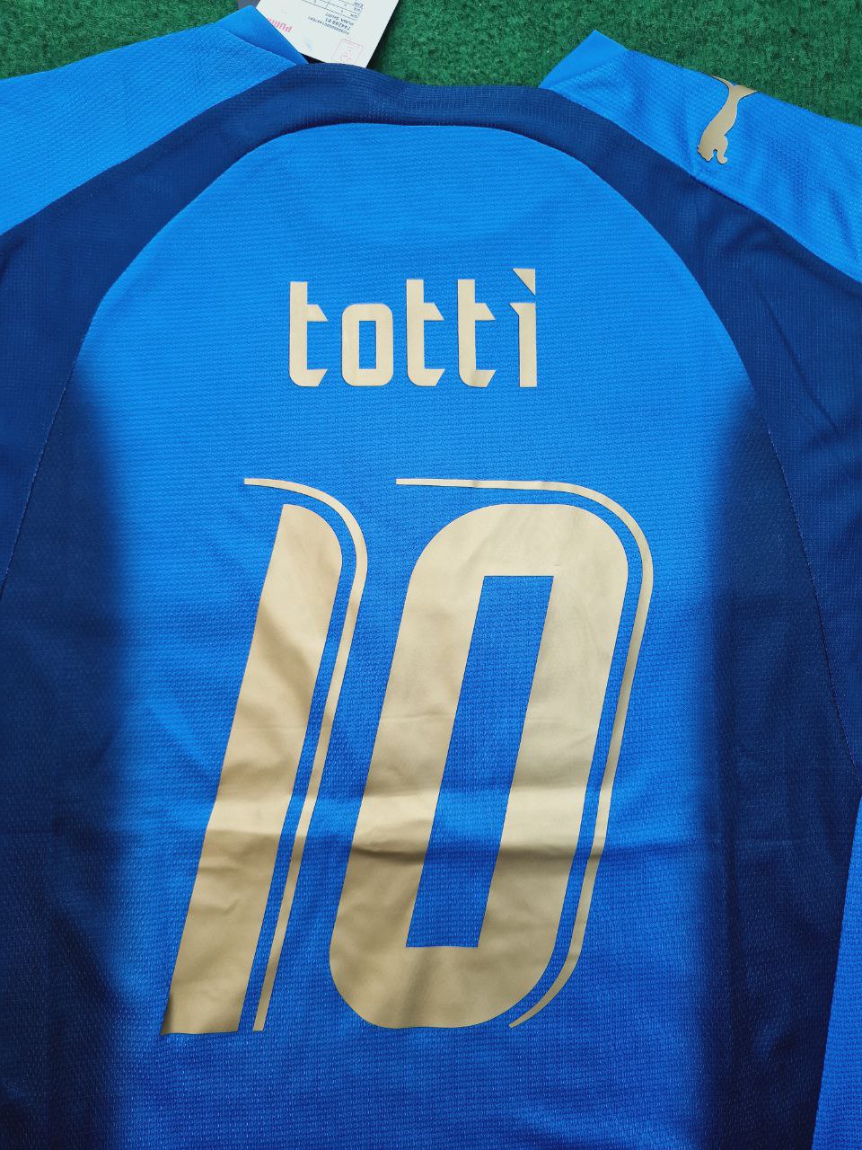 2006 World Cup Francesco Totti Italy Retro Jersey Maillot Trikot Maglia