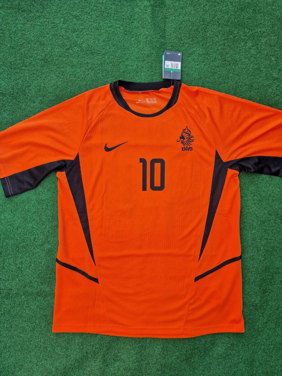 Netherlands 1998 World Cup Dennis Bergkamp Retro Jersey Maillot Trikot Maglia