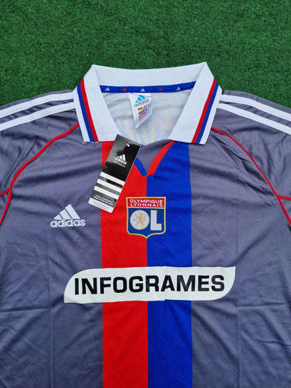 Olympique Lyonnais 01/02 Retro Jersey Maillot Trikot Maglia