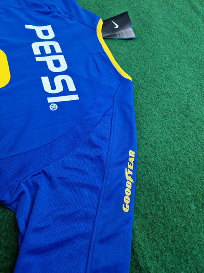 Carlos Tevez Boca Juniors 2003 2004 Retro Long Sleeve Jersey Maillot Trikot Maglia