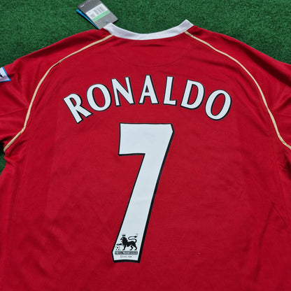 Cristiano Ronaldo #cr7 Manchester United 2006/07 Rotes Trikot Trikot Maglia