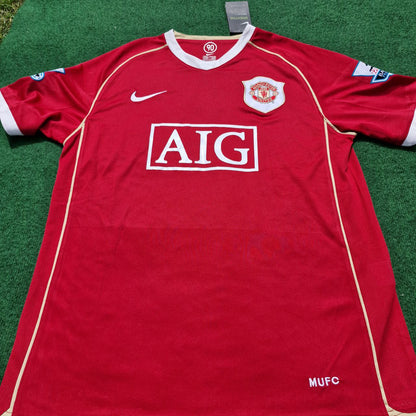 Nemanja Vidic Manchester United 2006/07 Rotes Trikot Trikot Maglia Fußballtrikot