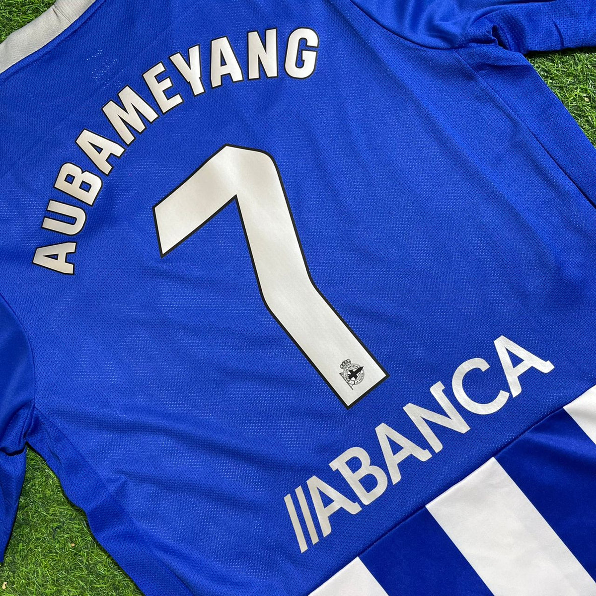 Pierre-Emerick Aubameyang Deportivo 2026/2027 New Season Home Blue White Football Jersey Trikot Maillot