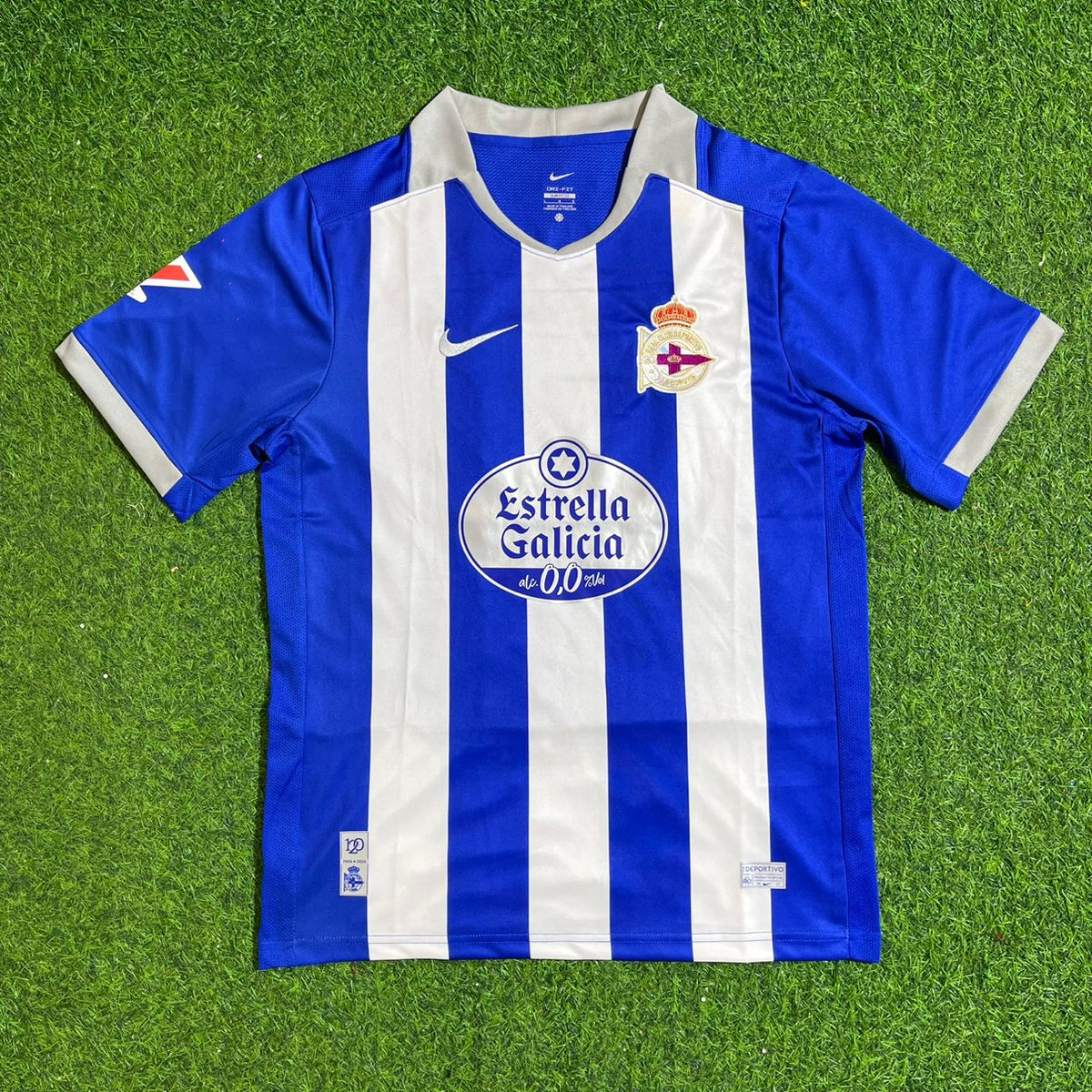 Pierre-Emerick Aubameyang Deportivo 2026/2027 New Season Home Blue White Football Jersey Trikot Maillot