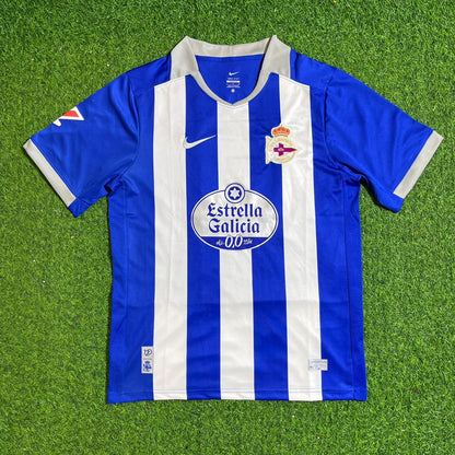 Pierre-Emerick Aubameyang Deportivo 2026/2027 New Season Home Blue White Football Jersey Trikot Maillot