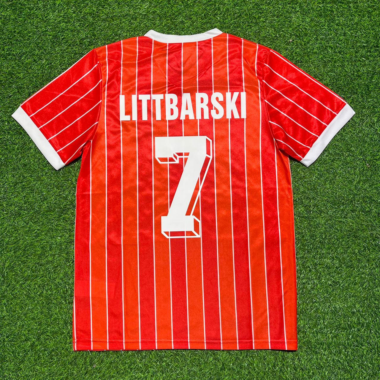 Pierre Littbarski 1. FC Köln 1985/86 Saison Auswärts Retro Trikot