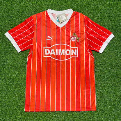 Pierre Littbarski 1. FC Köln 1985/86 Saison Auswärts Retro Trikot