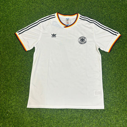Pierre Littbarski #7 Deutschland 1986 Weltmeisterschaft Retro Trikot Wein