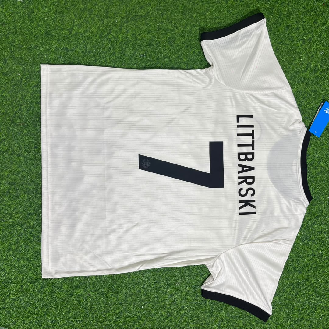 Pierre Littbarski Deutschland 125 Jahre Special White Fußballtrikot