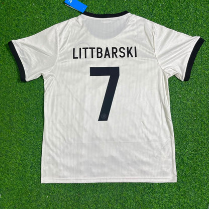 Pierre Littbarski Deutschland 125 Jahre Special White Fußballtrikot