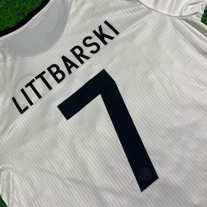 Pierre Littbarski Deutschland 125 Jahre Special White Fußballtrikot