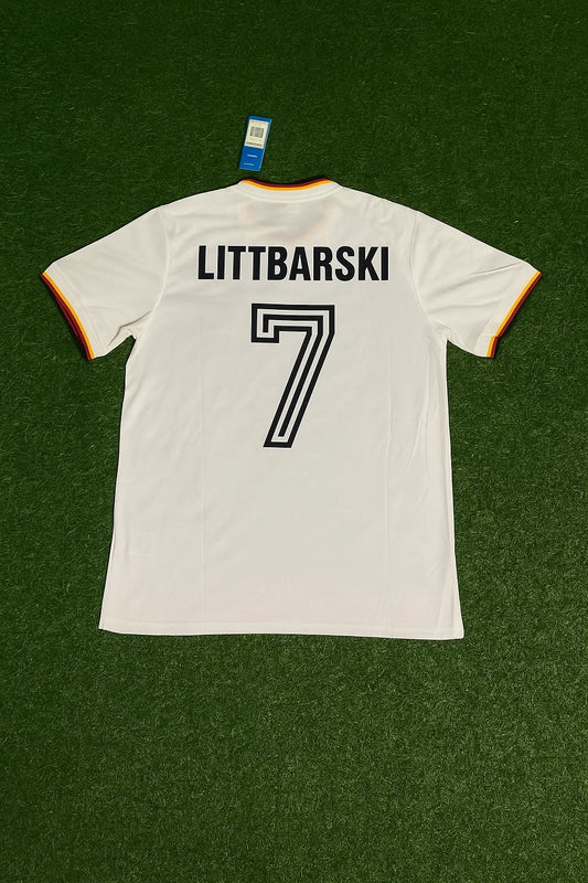 Pierre Littbarski Germany 1986 World Cup Retro Football Jersey Kit