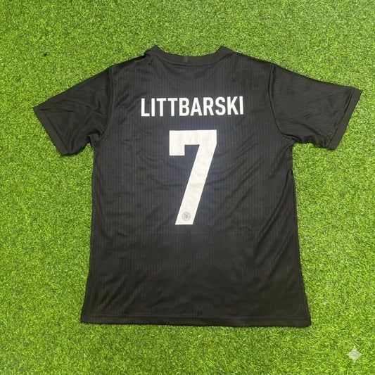 Pierre Littbarski Germany 125 Years Special Black Football Jersey